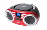 LENOXX CD813 RED / BLACK PORTABLE CD CD-R/CD-RW PLAYER SPEAKER